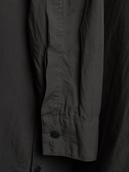 SILENT by DAMIR DOMA 2010s Dust Grey Classic Button-up Shirt