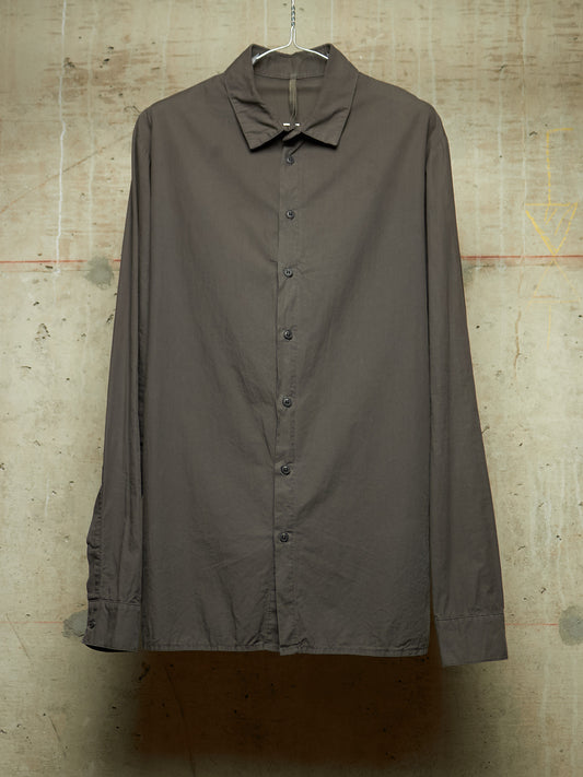 SILENT by DAMIR DOMA 2010s Olive Grey Classic Button-up Shirt