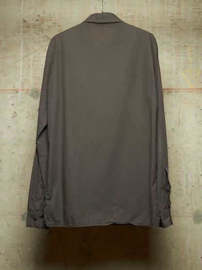 SILENT by DAMIR DOMA 2010s Olive Grey Classic Button-up Shirt