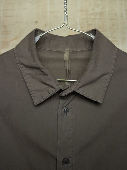 SILENT by DAMIR DOMA 2010s Olive Grey Classic Button-up Shirt