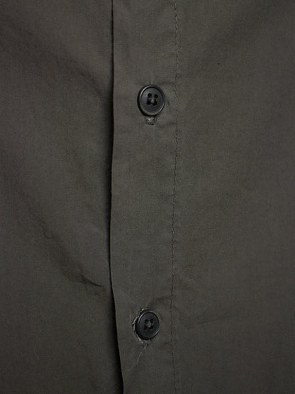 SILENT by DAMIR DOMA 2010s Olive Grey Classic Button-up Shirt