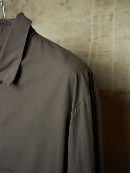 SILENT by DAMIR DOMA 2010s Olive Grey Classic Button-up Shirt