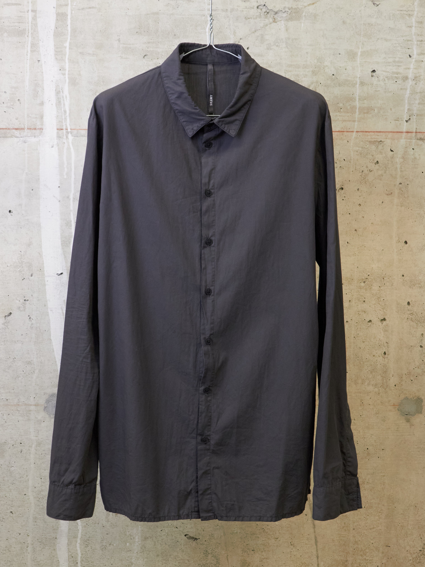 SILENT by DAMIR DOMA 2010s Dust Grey Classic Button-up Shirt