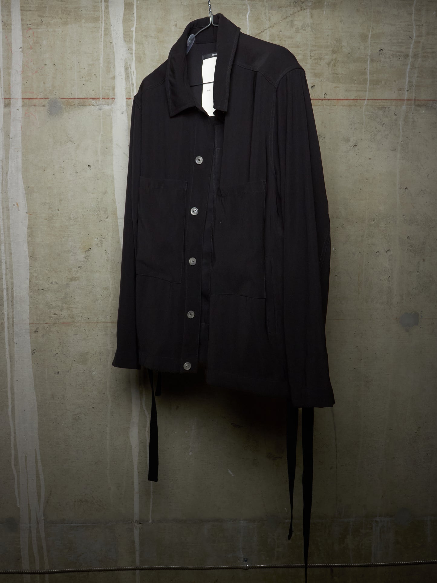 SONG FOR THE MUTE SS20 "20.1 LE BLED" Graphic Patch Oversized Chore Jacket