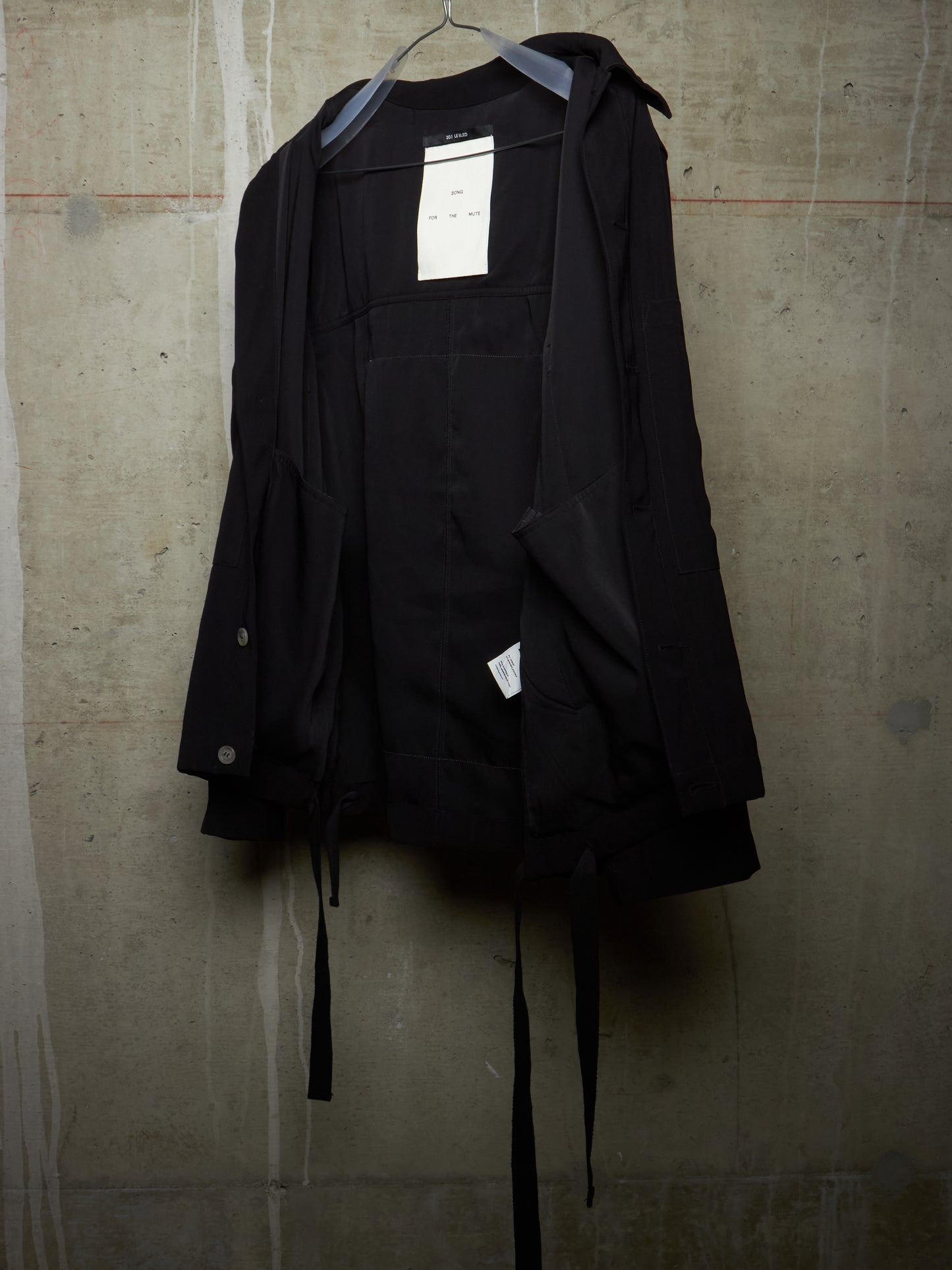 SONG FOR THE MUTE SS20 "20.1 LE BLED" Graphic Patch Oversized Chore Jacket