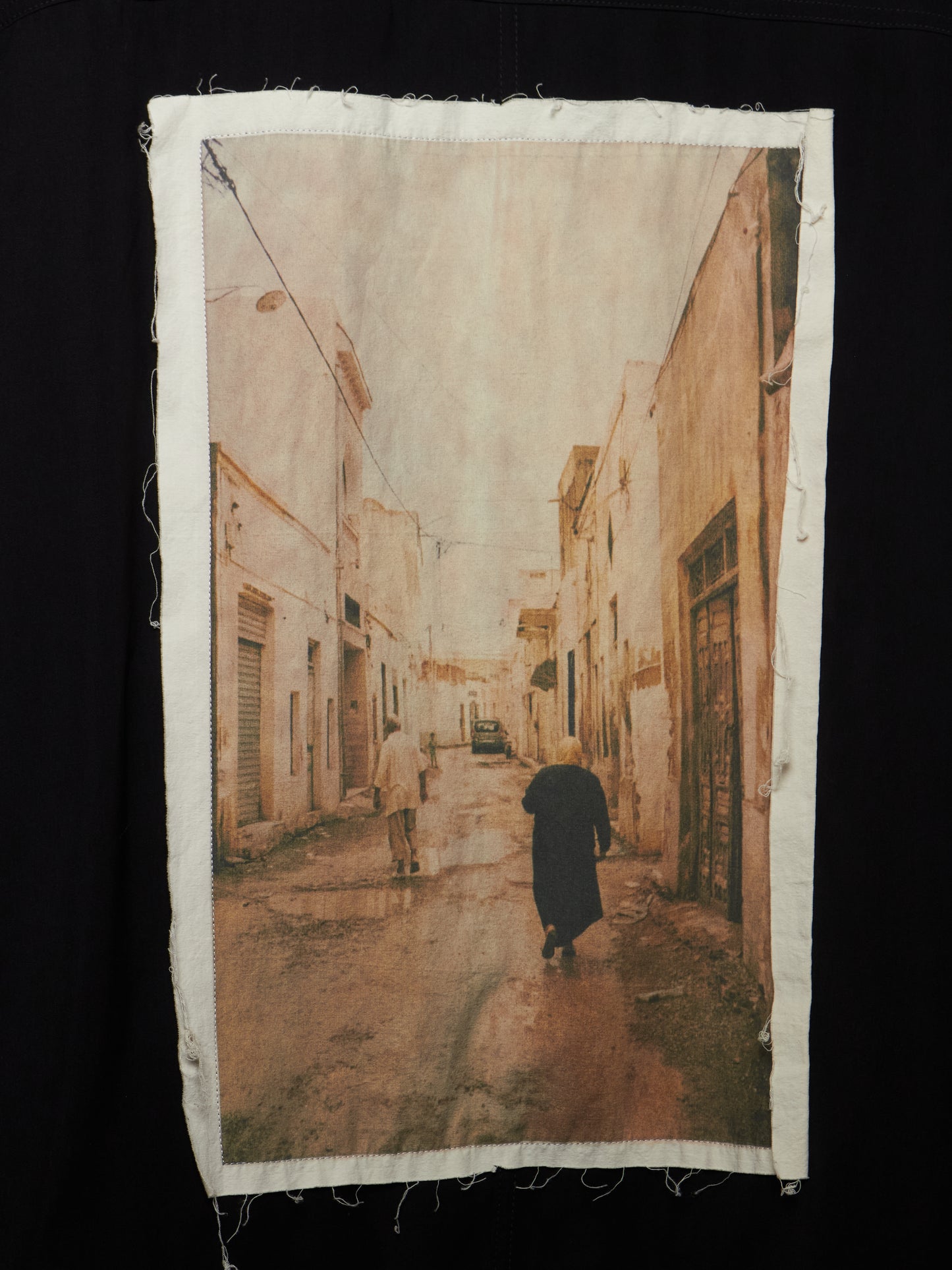 SONG FOR THE MUTE SS20 "20.1 LE BLED" Graphic Patch Oversized Chore Jacket