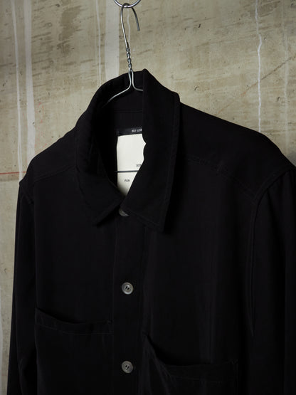 SONG FOR THE MUTE SS20 "20.1 LE BLED" Graphic Patch Oversized Chore Jacket