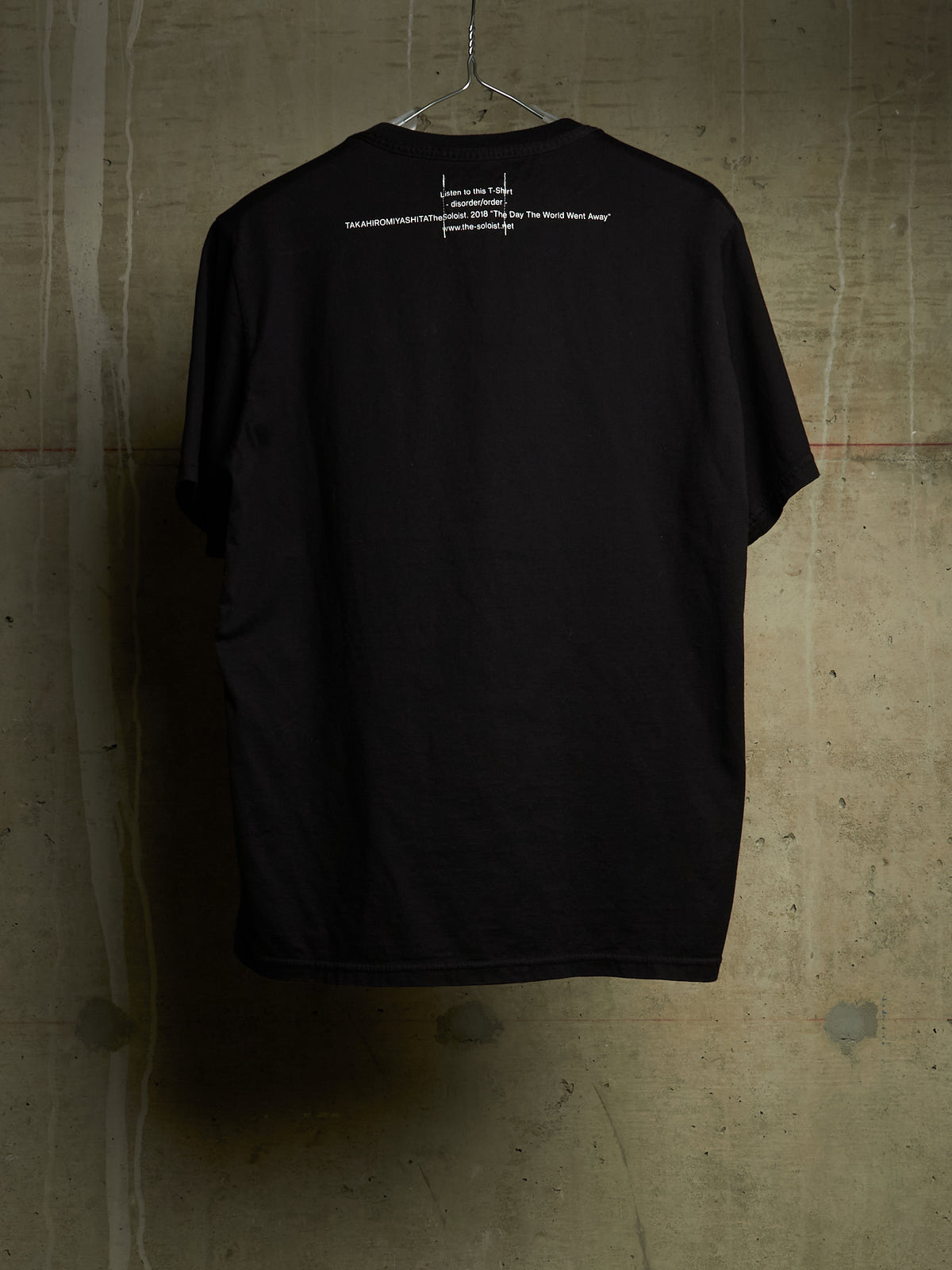 TakahiroMiyashita TheSoloist. AW18 "The Day The World Went Away" Graphic T-shirt