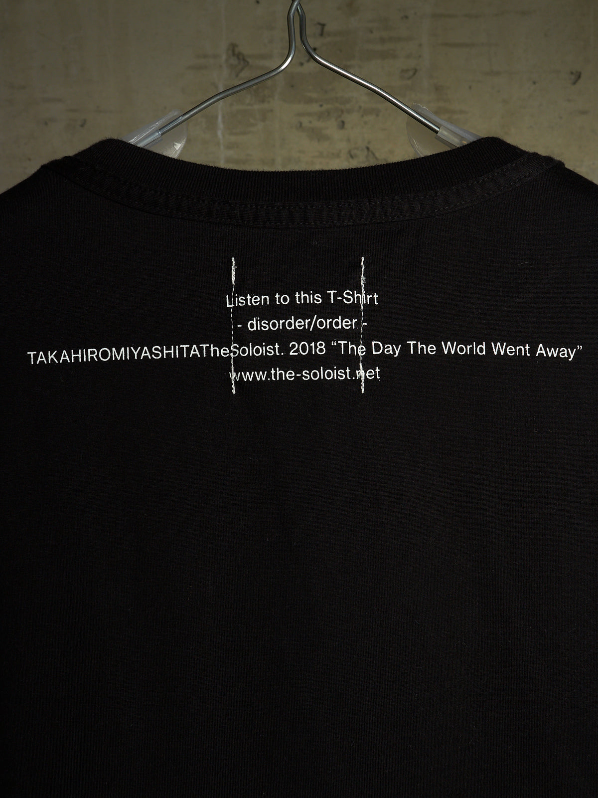 TakahiroMiyashita TheSoloist. AW18 "The Day The World Went Away" Graphic T-shirt