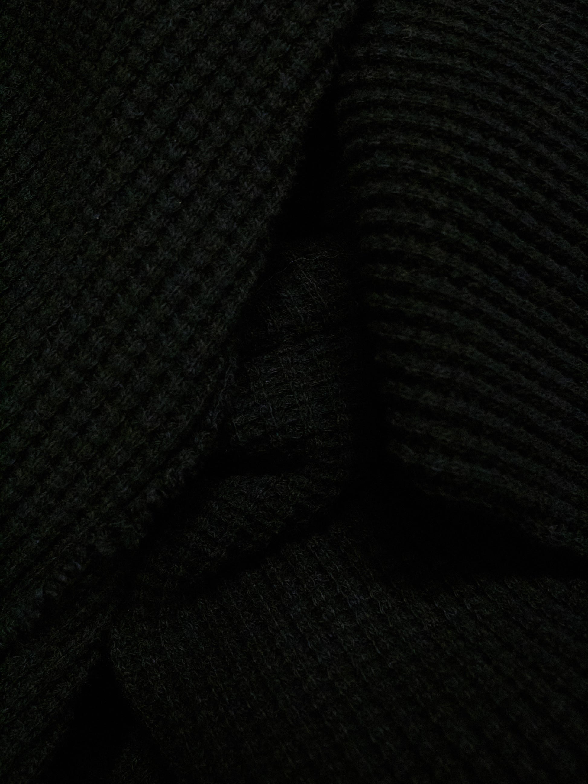 Close-up of black textured fabric