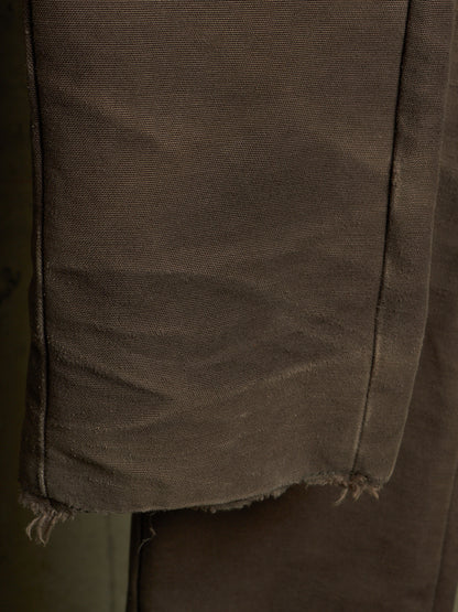 The Viridi-Anne AW06 Khaki Bio Washed Cotton Canvas Pants