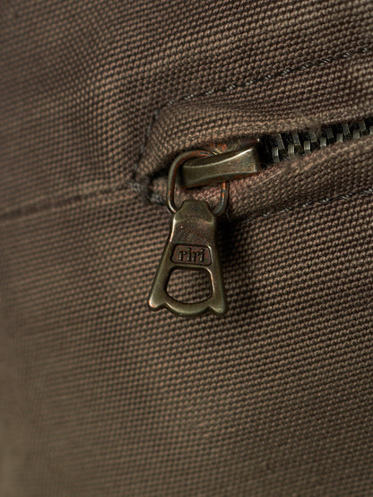 The Viridi-Anne AW06 Khaki Bio Washed Cotton Canvas Pants