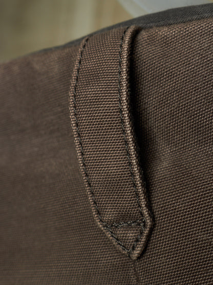 The Viridi-Anne AW06 Khaki Bio Washed Cotton Canvas Pants