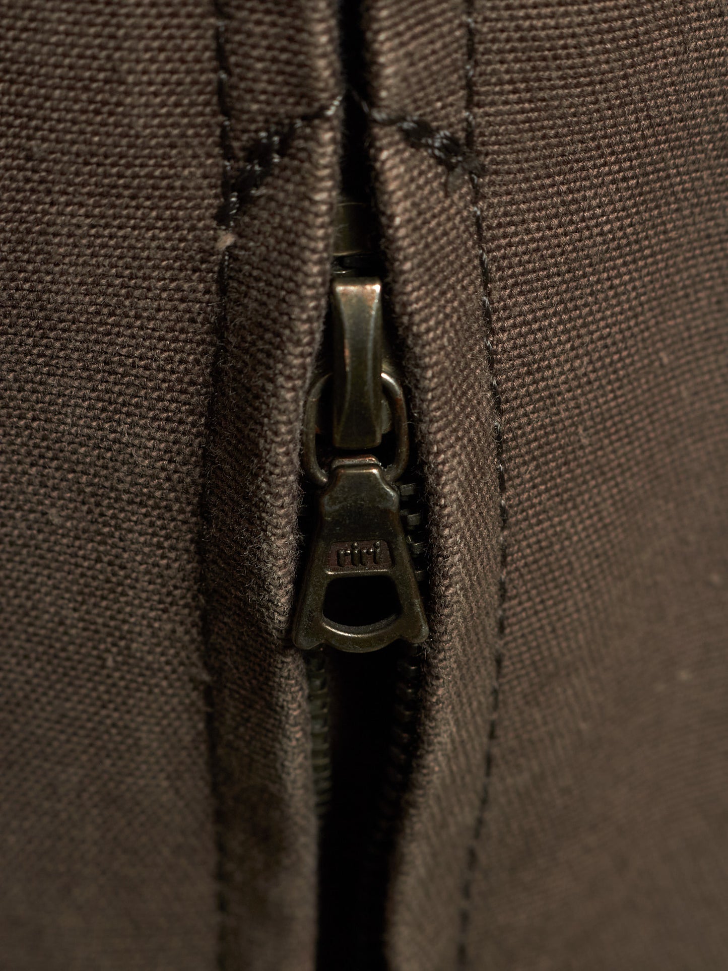The Viridi-Anne AW06 Khaki Bio Washed Cotton Canvas Pants