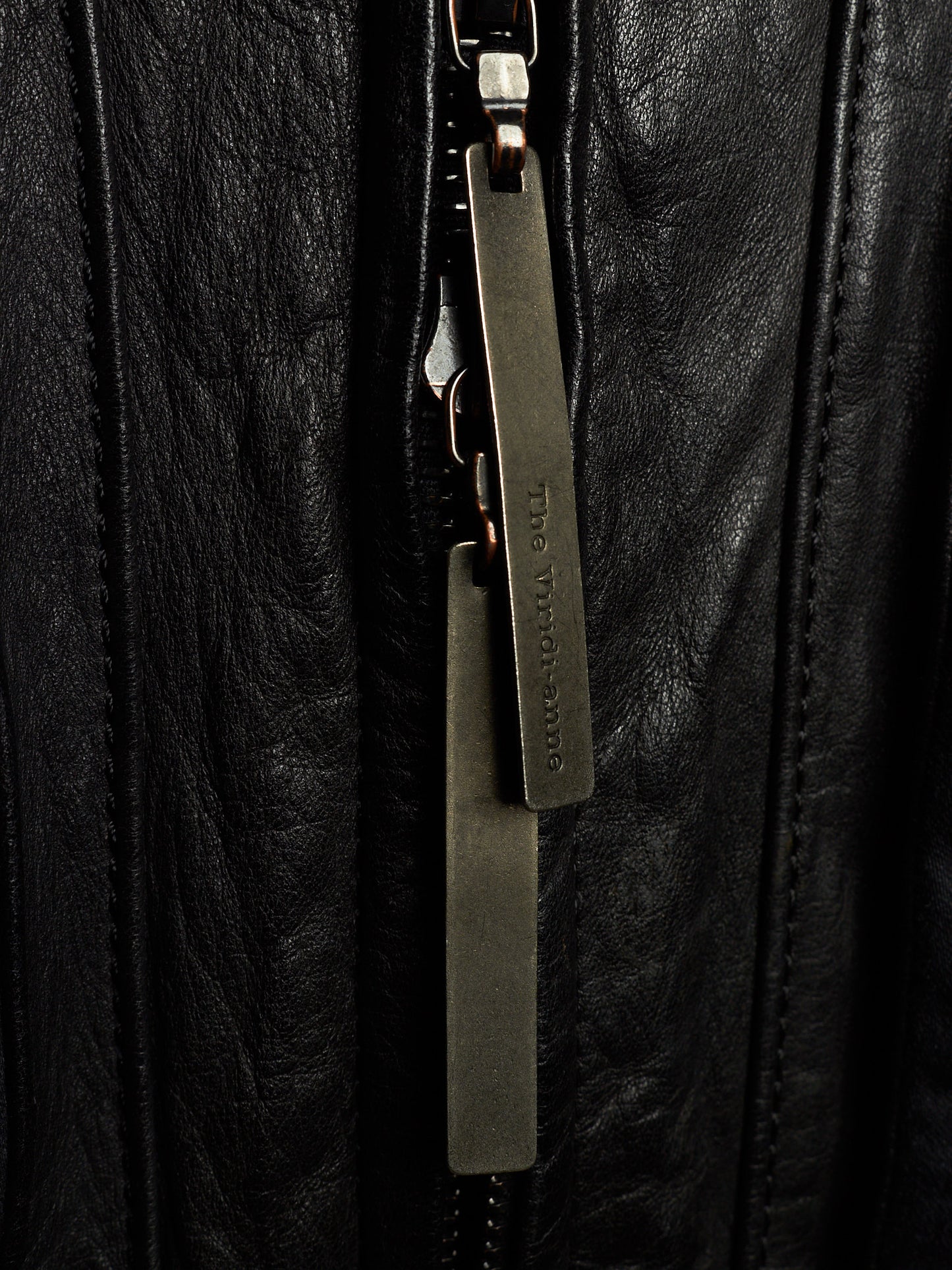 The Viridi-Anne AW07 Hybrid Multi-Panel Cattle Leather Bomber Jacket