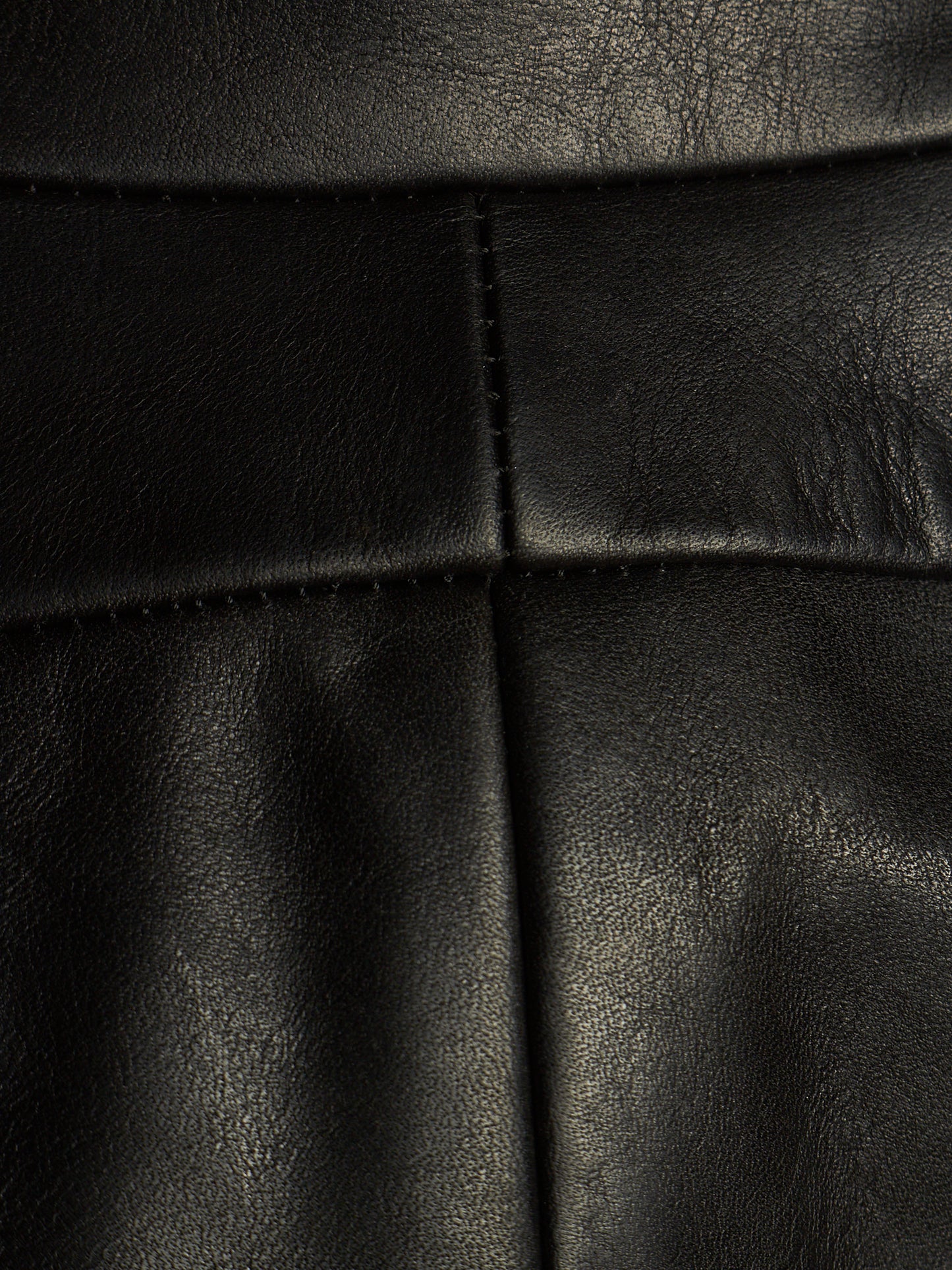 The Viridi-Anne 00s Black Steerhide Leather Asymmetric Zip Rider Jacket