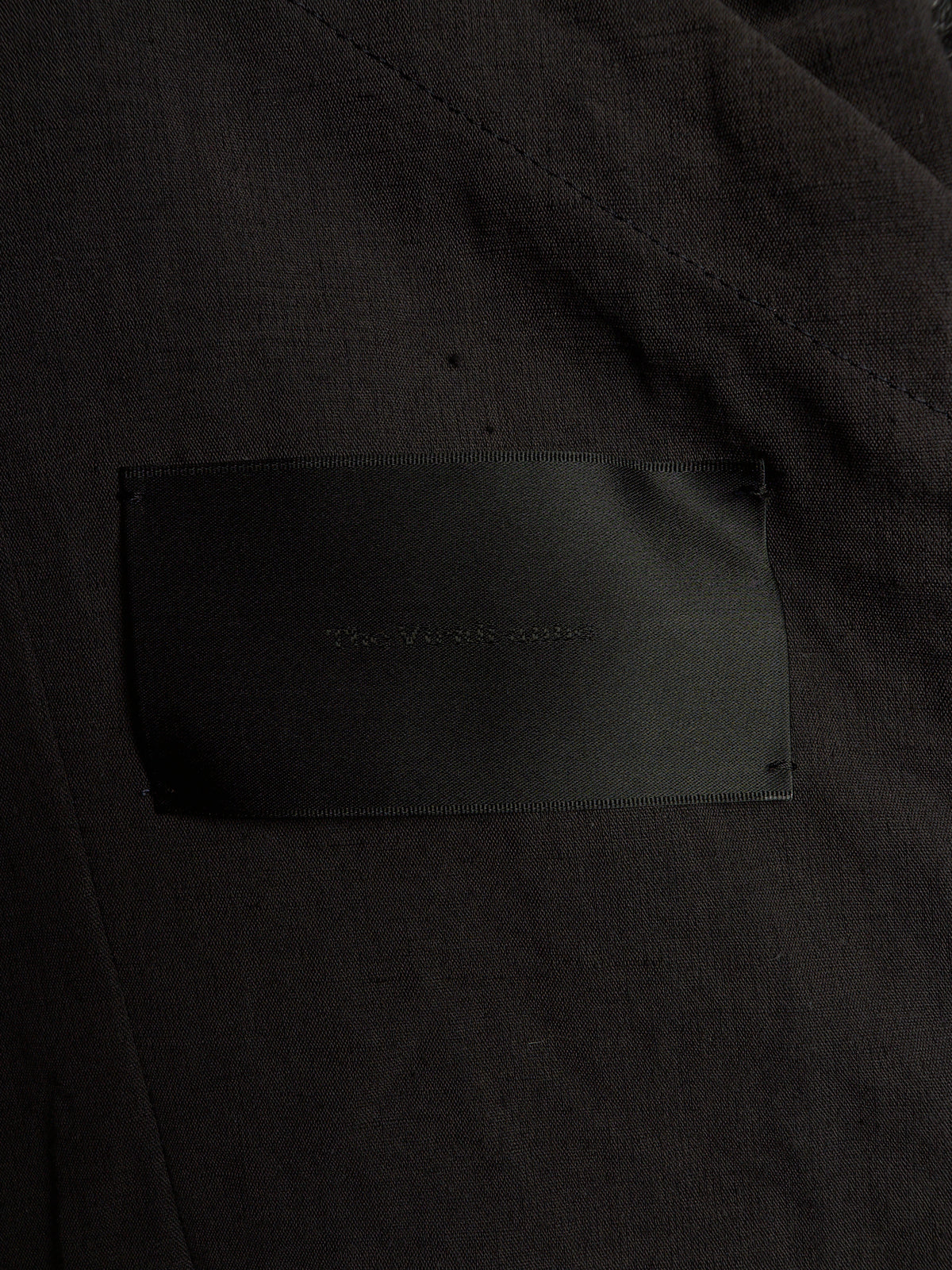 The Viridi-Anne 00s Black Steerhide Leather Asymmetric Zip Rider Jacket