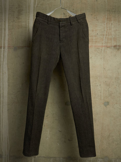 The Viridi-Anne AW10 Artisanal Straight Leg Wool Trousers