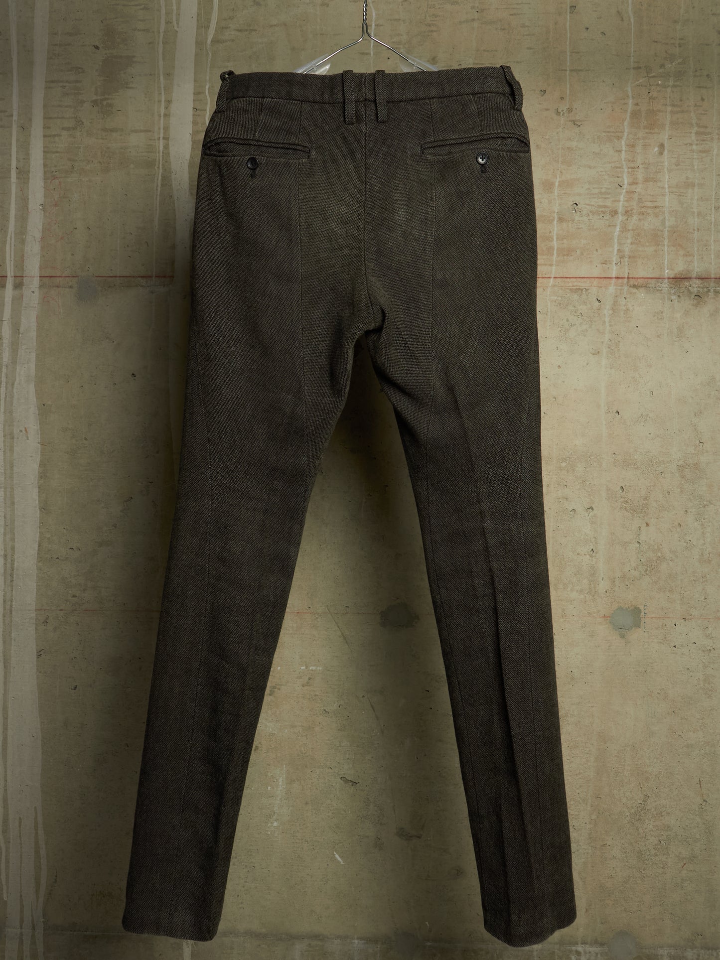 The Viridi-Anne AW10 Artisanal Straight Leg Wool Trousers