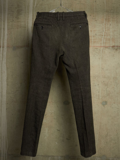 The Viridi-Anne AW10 Artisanal Straight Leg Wool Trousers