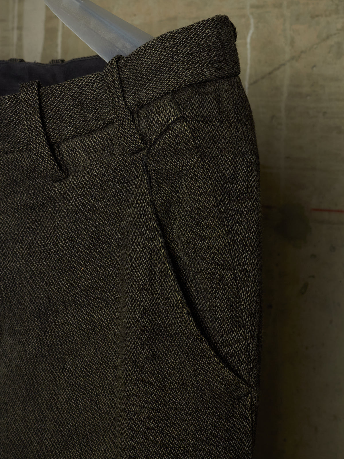 The Viridi-Anne AW10 Artisanal Straight Leg Wool Trousers