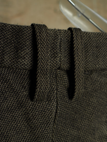 The Viridi-Anne AW10 Artisanal Straight Leg Wool Trousers