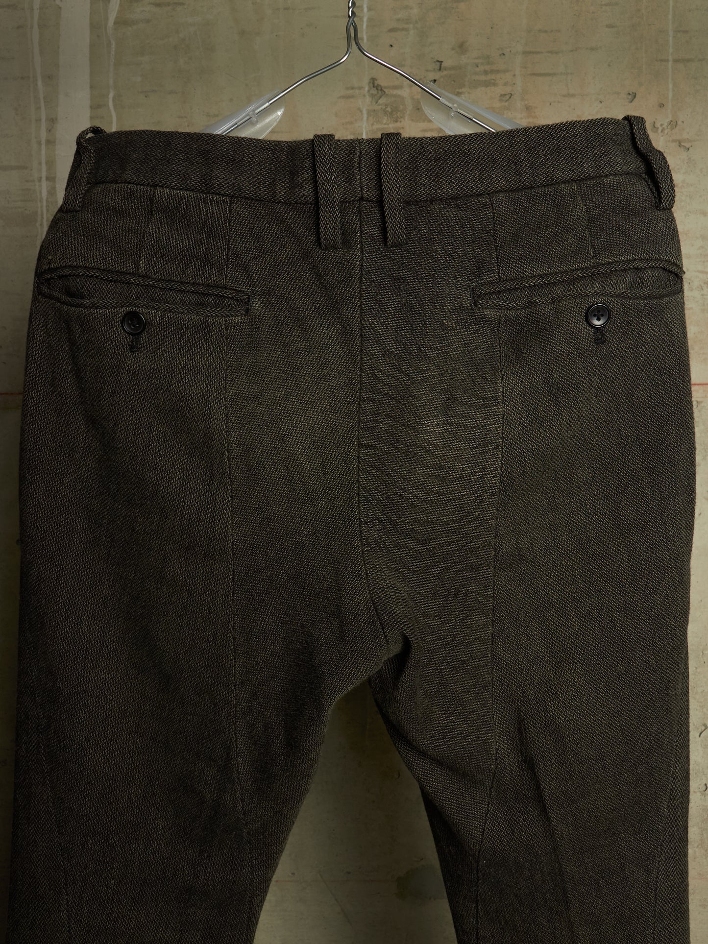 The Viridi-Anne AW10 Artisanal Straight Leg Wool Trousers