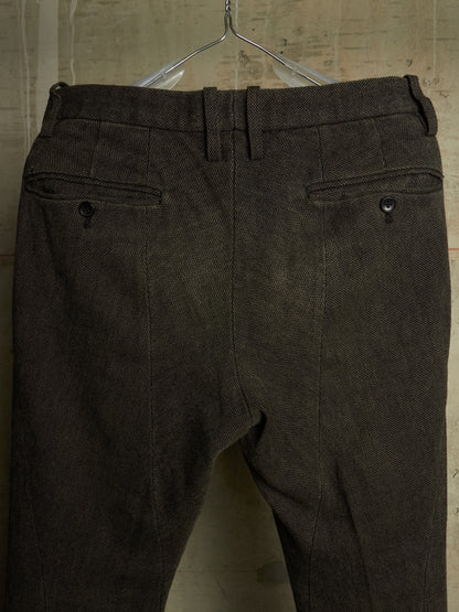 The Viridi-Anne AW10 Artisanal Straight Leg Wool Trousers