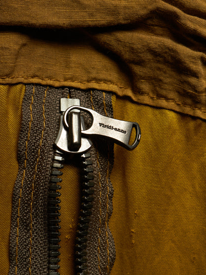 The Viridi-Anne SS22 Mustard Yellow Cargo Utility Jogger Pants