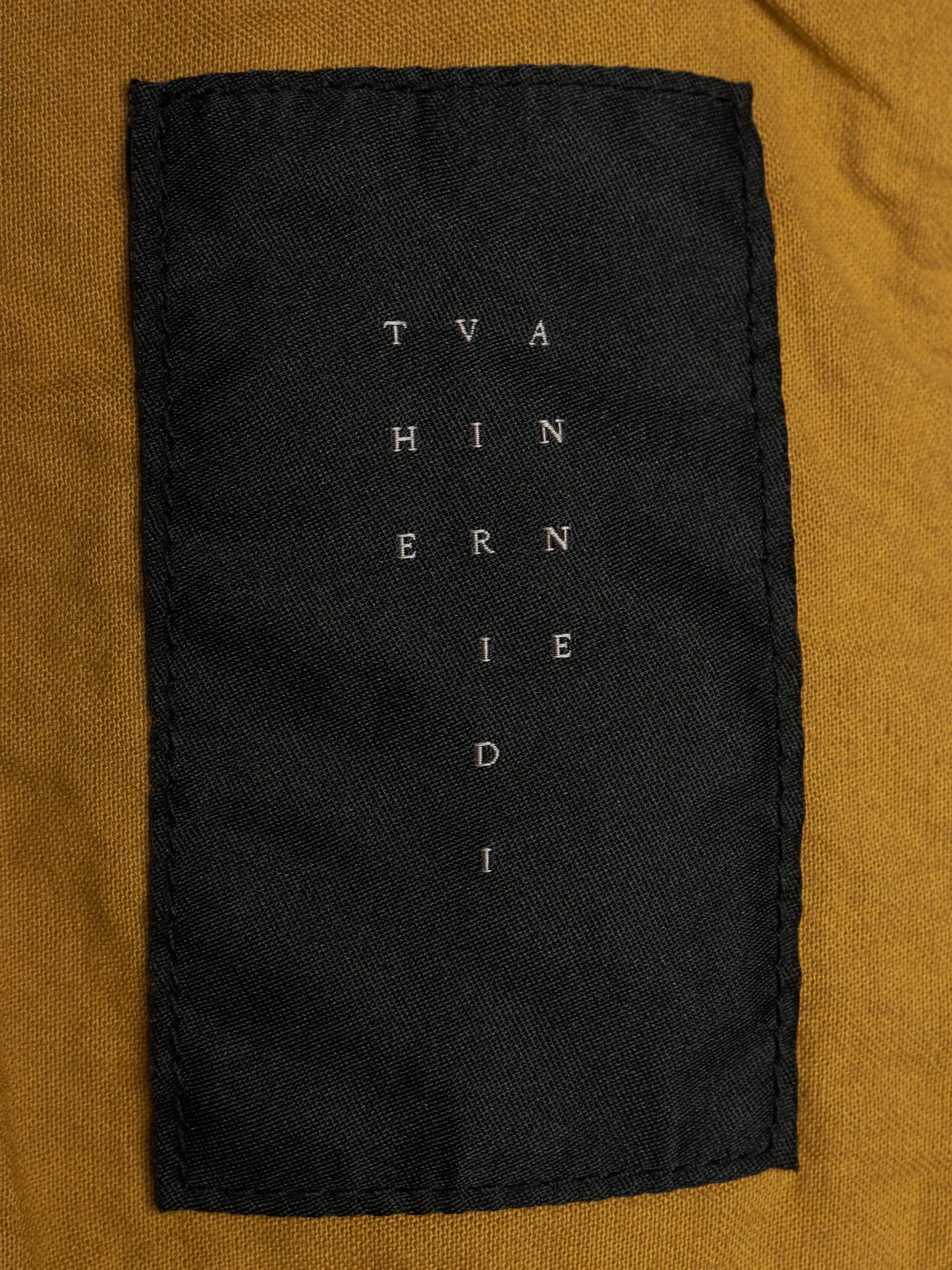 The Viridi-Anne SS22 Mustard Yellow Cargo Utility Jogger Pants