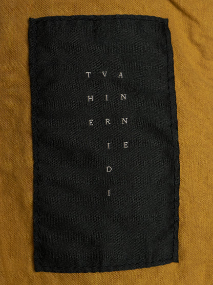 The Viridi-Anne SS22 Mustard Yellow Cargo Utility Jogger Pants