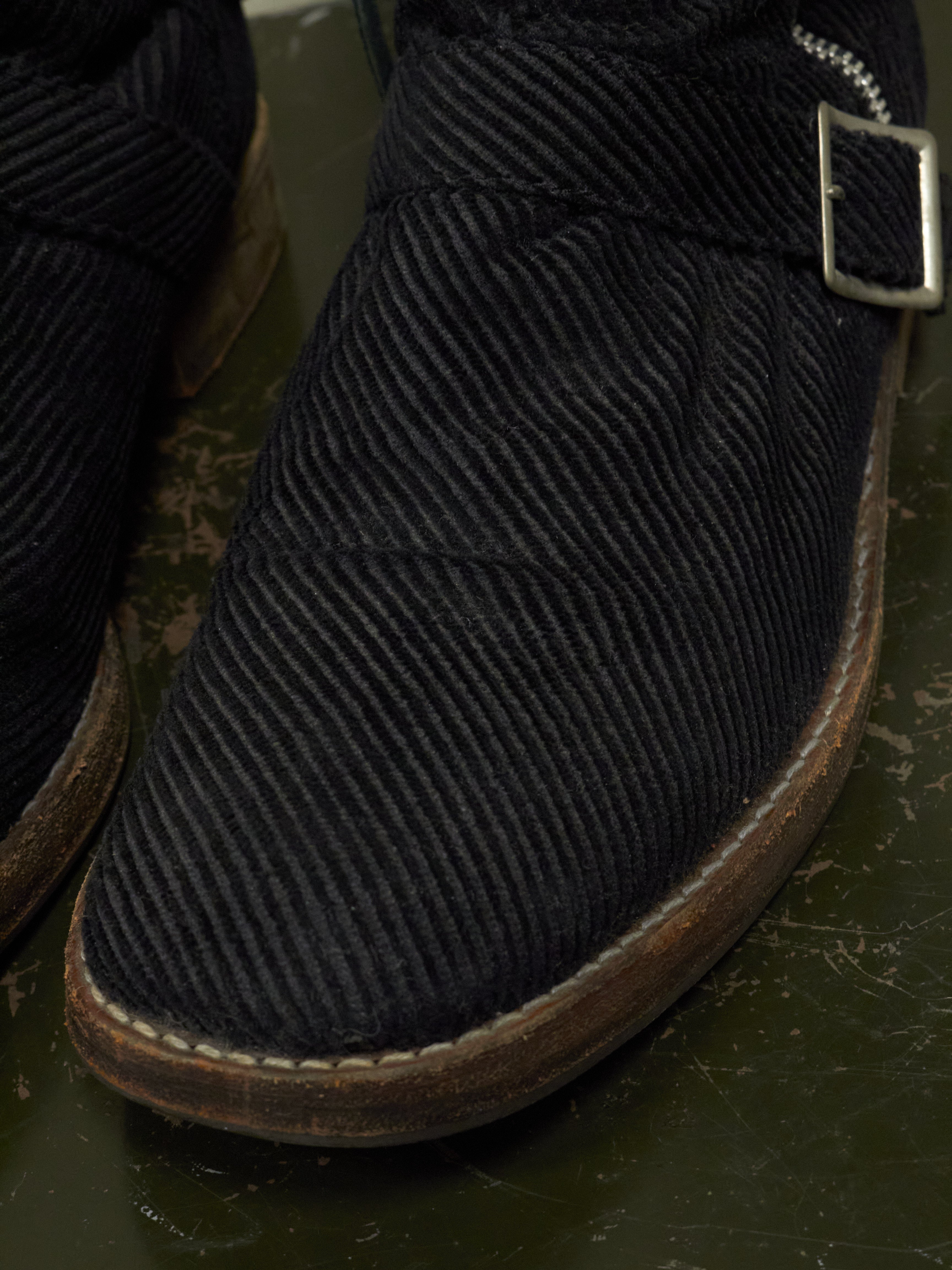 Undercover AW05 Arts & Crafts Corduroy Engineer Boots – DRIEW