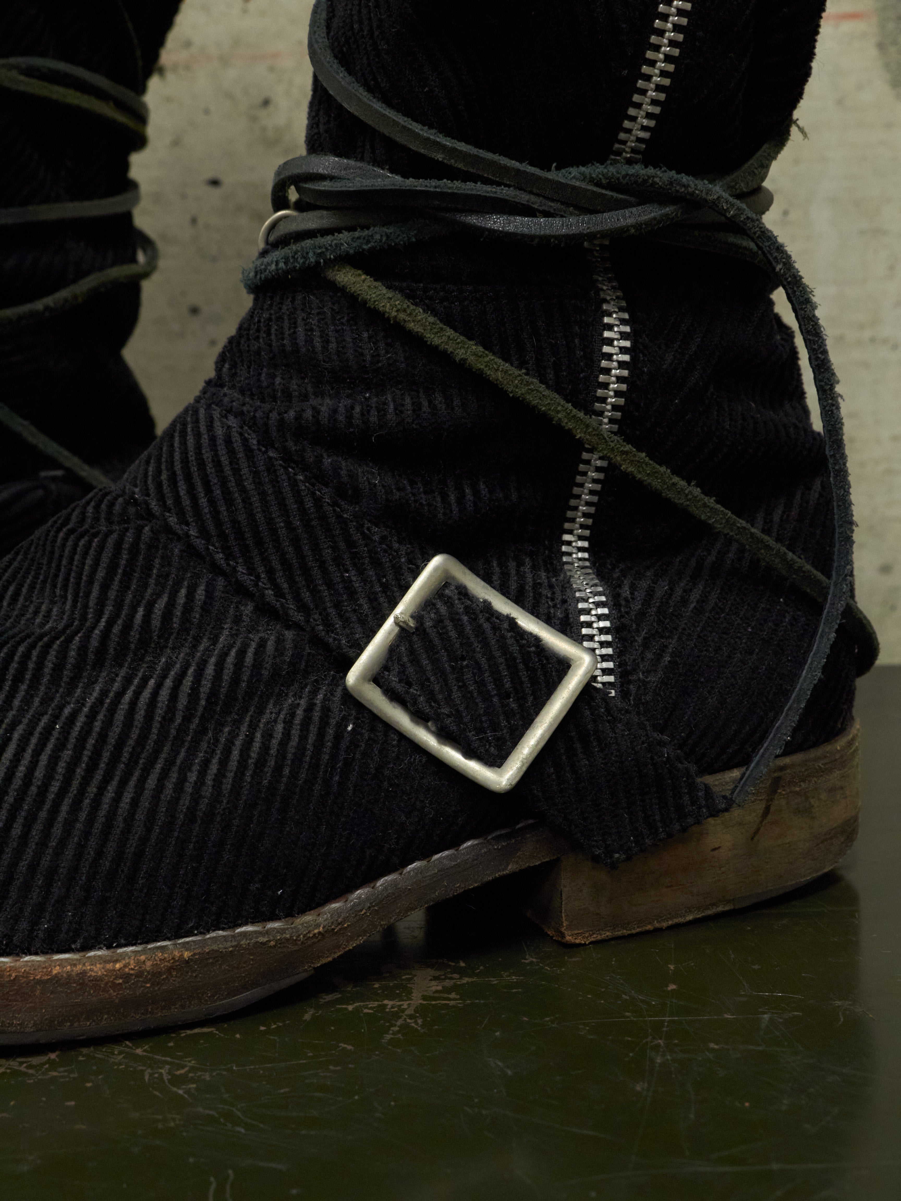 Undercover AW05 Arts & Crafts Corduroy Engineer Boots – DRIEW