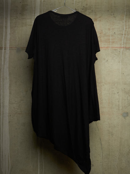 Yohji Yamamoto POUR HOMME AW17 Oversized Asymmetrical Drape T-Shirt