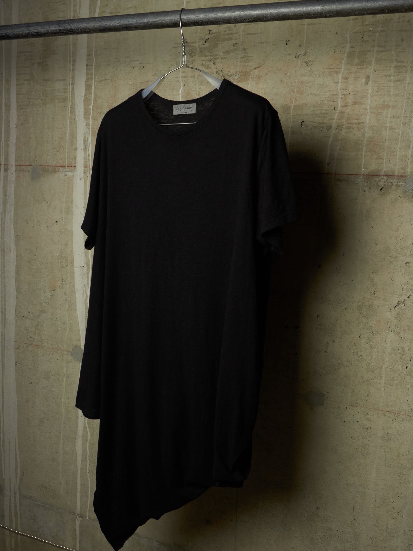 Yohji Yamamoto POUR HOMME AW17 Oversized Asymmetrical Drape T-Shirt