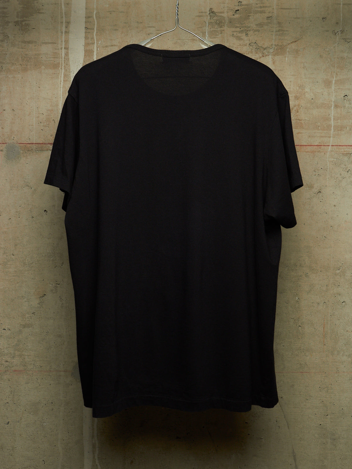 Yohji Yamamoto POUR HOMME AW17 'Samurai Peeking' Red Graphic T-Shirt
