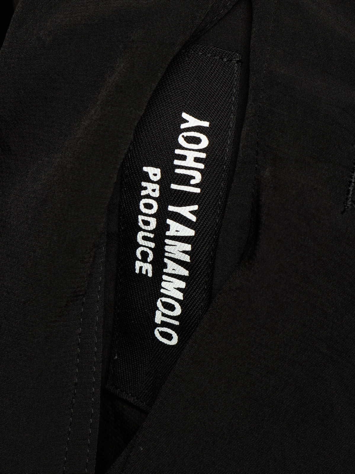 Yohji Yamamoto POUR HOMME AW25 Triacetate Poly Tuxedo Classic Drawstring Trousers
