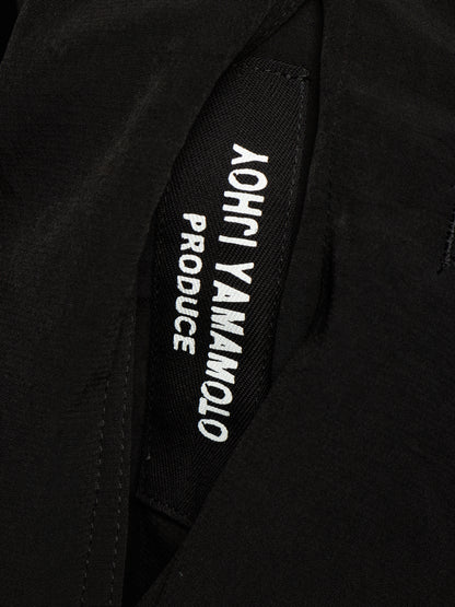 Yohji Yamamoto POUR HOMME AW25 Triacetate Poly Tuxedo Classic Drawstring Trousers