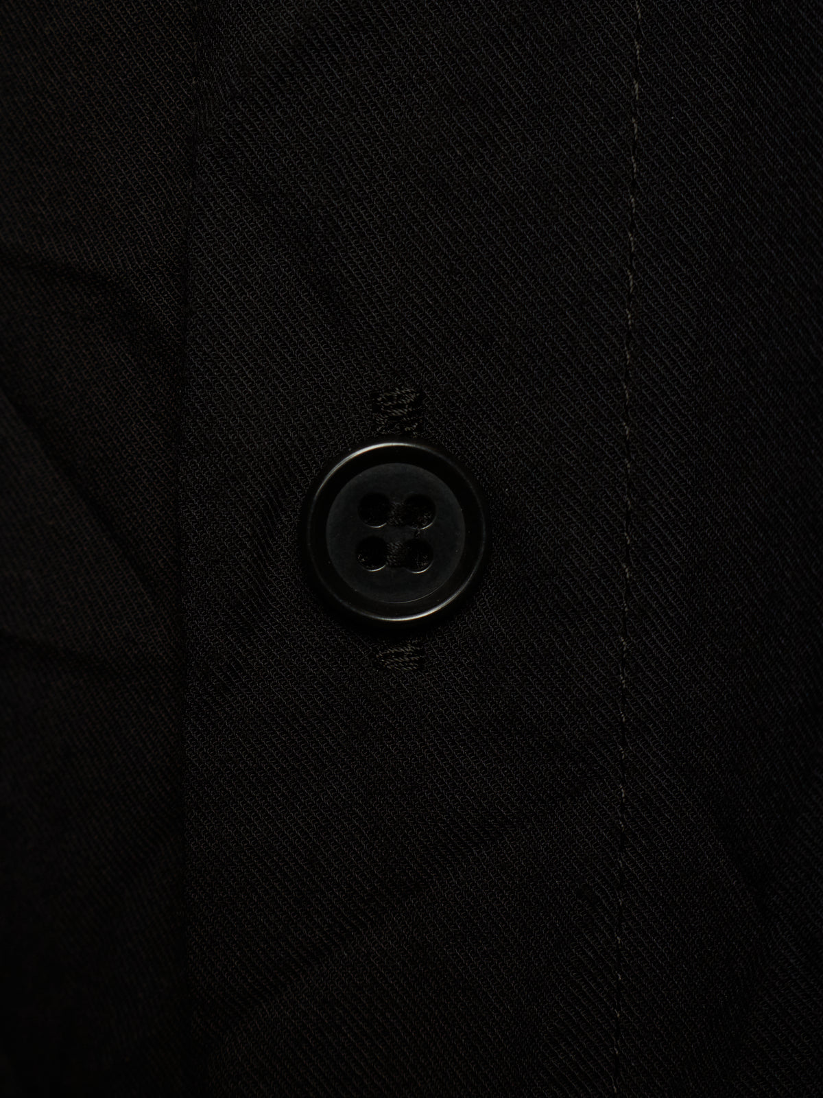 Yohji Yamamoto POUR HOMME SS17 Black Crinkle Effect Staff Member Longline Shirt