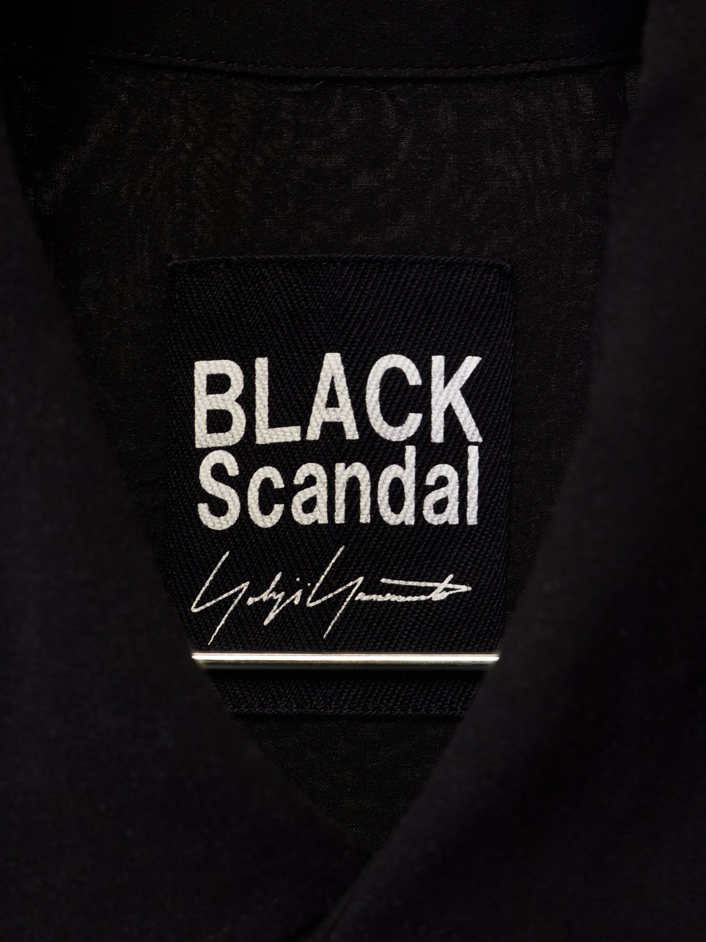 Yohji Yamamoto POUR HOMME BLACK Scandal SS19 Oversized Japanese Newspaper Print Shirt