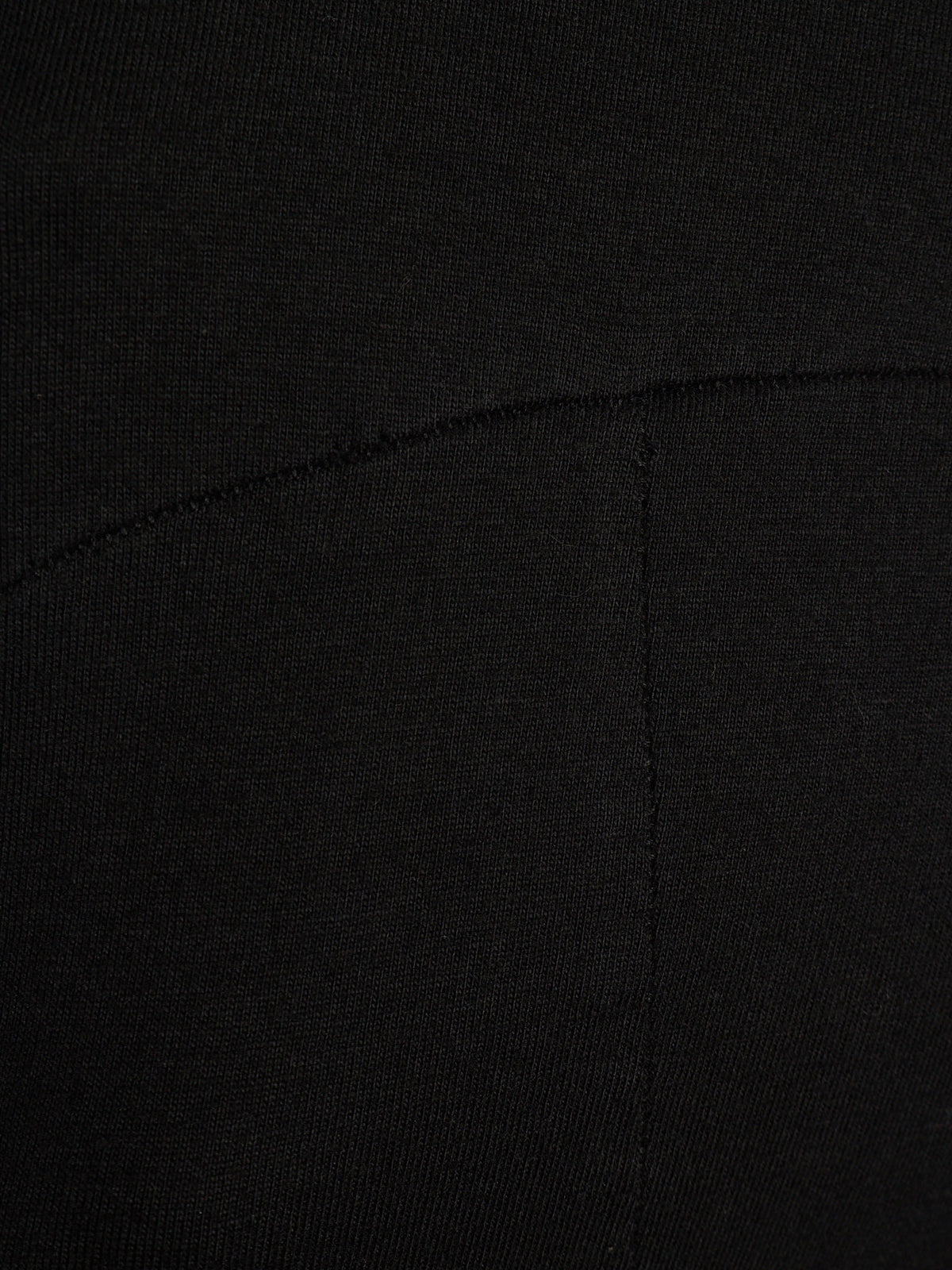 Zam Barrett 2010s Black Striped Rolled Edge Cotton Jersey Raglan T-shirt