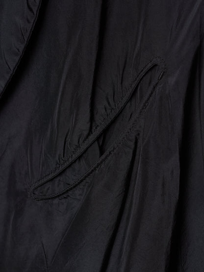 ZIGGY CHEN SS16 Black Dark Navy Panelled Unlined Curpo Blazer