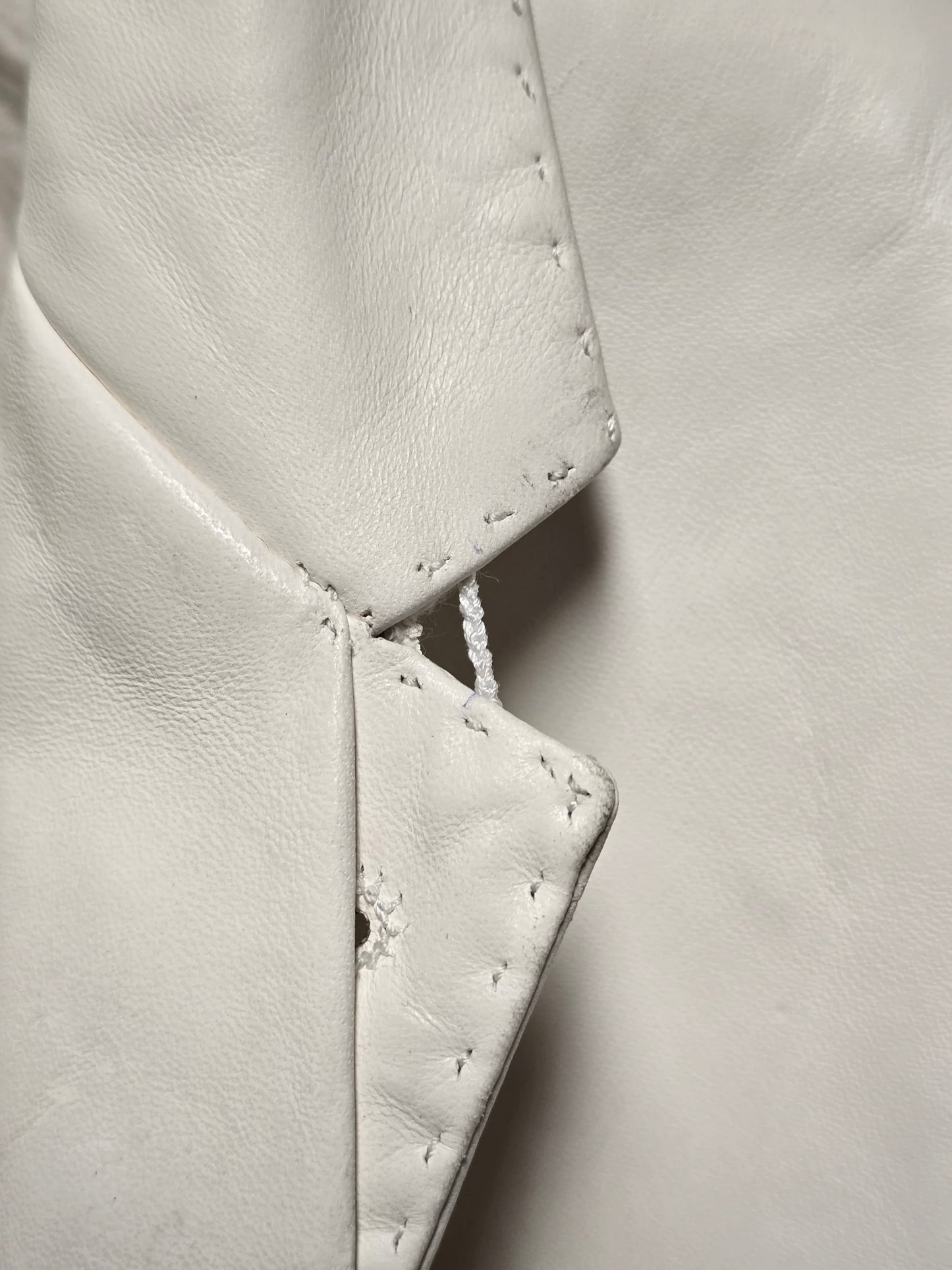 DEEPTI Collection °024-025 Special Order 'LJ-160 RAF-15 Long Leather 2-Button Jacket With Cutaway Detail