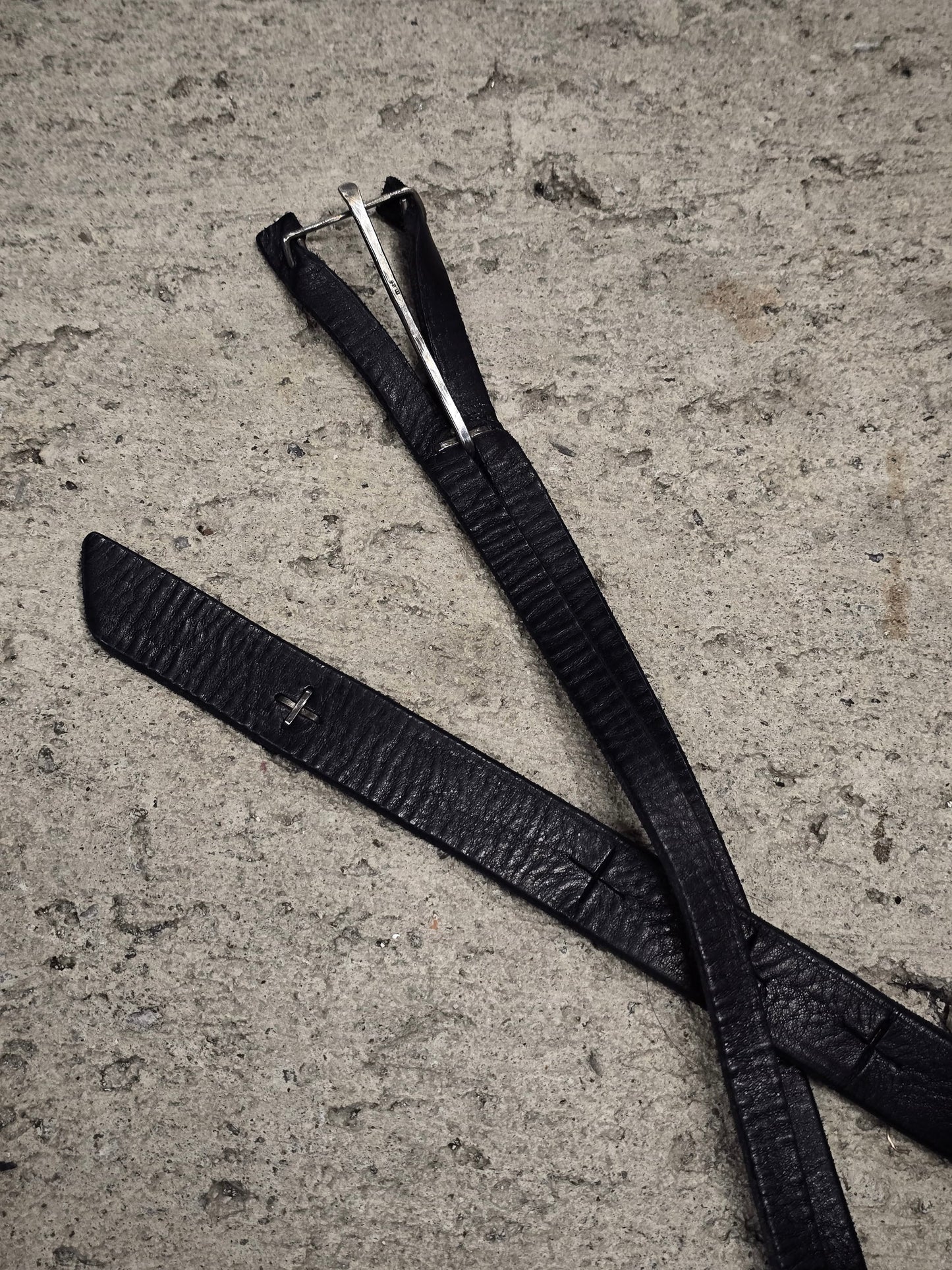 m.a+ 'EY2C GR 3.0' Y-Buckle Medium Cow Leather Belt