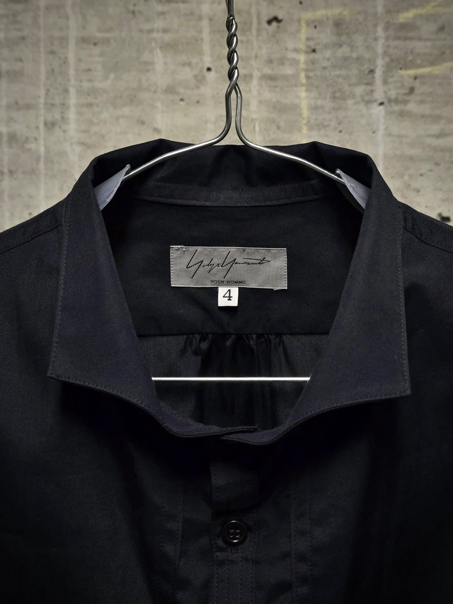Yohji Yamamoto POUR HOMME AW12 Vertical Chest Pocket Button-Up Shirt