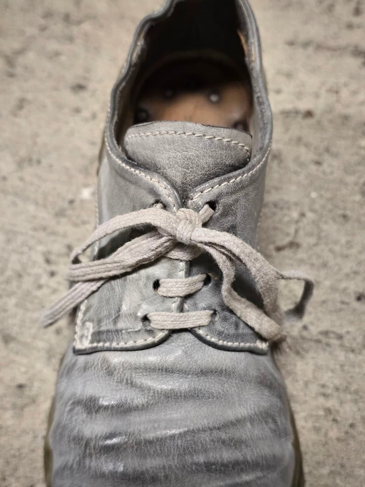 Carol Christian Poell 'AF/0900LR ROOMS-PTC/33' Object-dyed Kangaroo Leather Drip Derbies