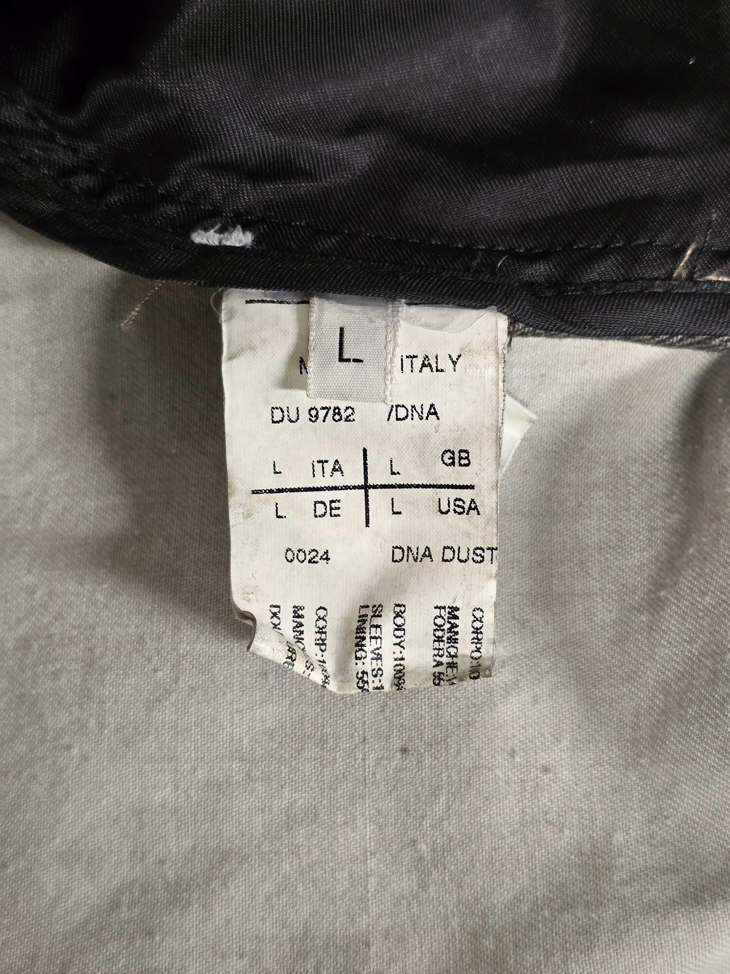 Rick Owens DRKSHDW AW12 "MOUNTAIN" DNA DUST Hybrid Slave Denim Jacket