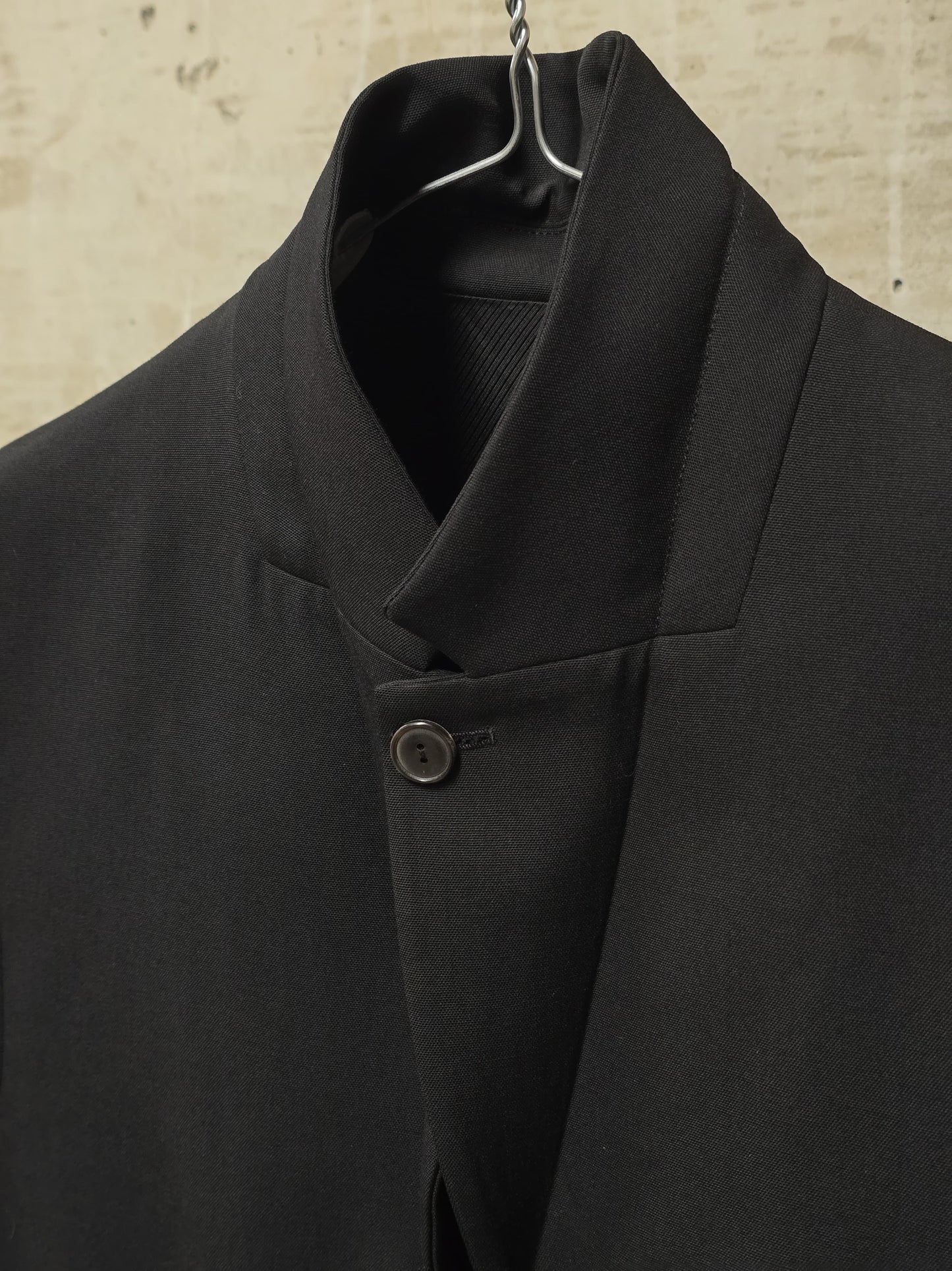 Number (N)ine Wool AW06 "NOIR" Four Leaf Clover Patch Double Layered Bomber Blazer