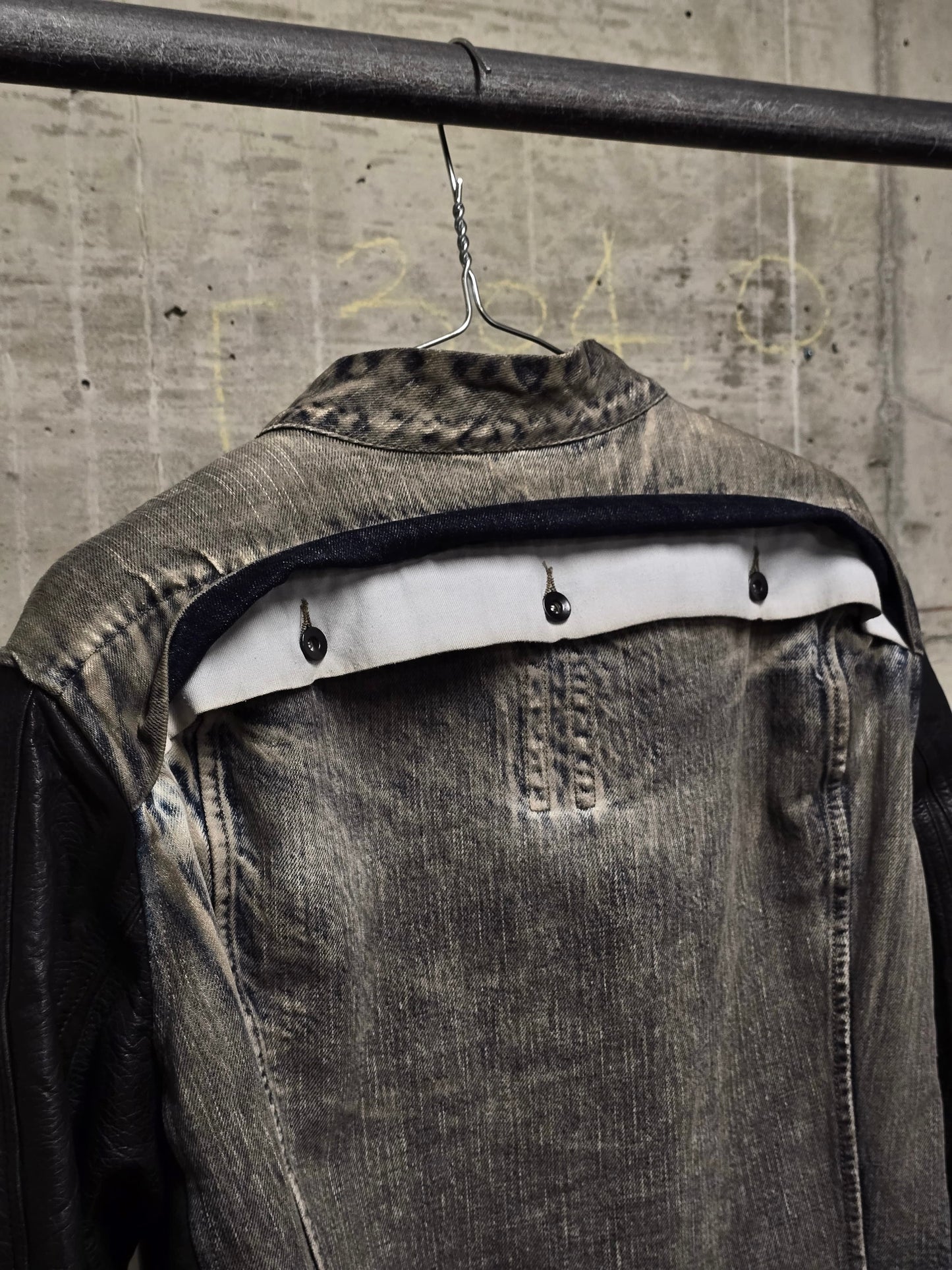 Rick Owens DRKSHDW AW12 "MOUNTAIN" DNA DUST Hybrid Slave Denim Jacket