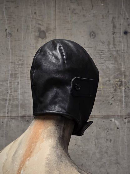 DEEPTI Collection °025-026 'LA–175R RAF-98' Padded One-piece Horse Leather Aviator Hat